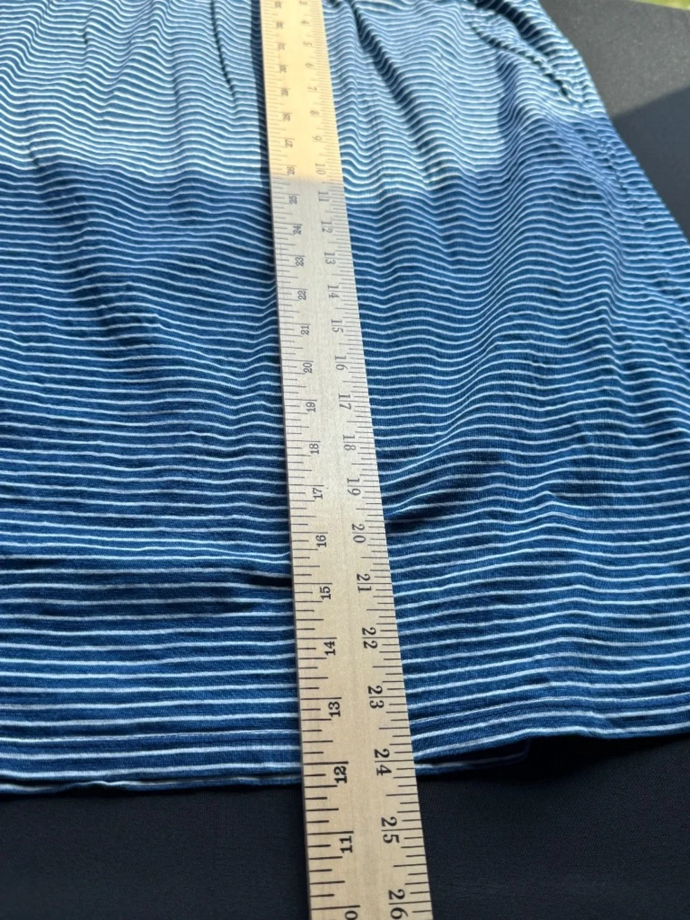 Talbots Blue and White Striped Skirt Size 3X in EUC